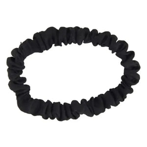 Bachca - Gomas de pelo de seda - Set de 2 | Negro