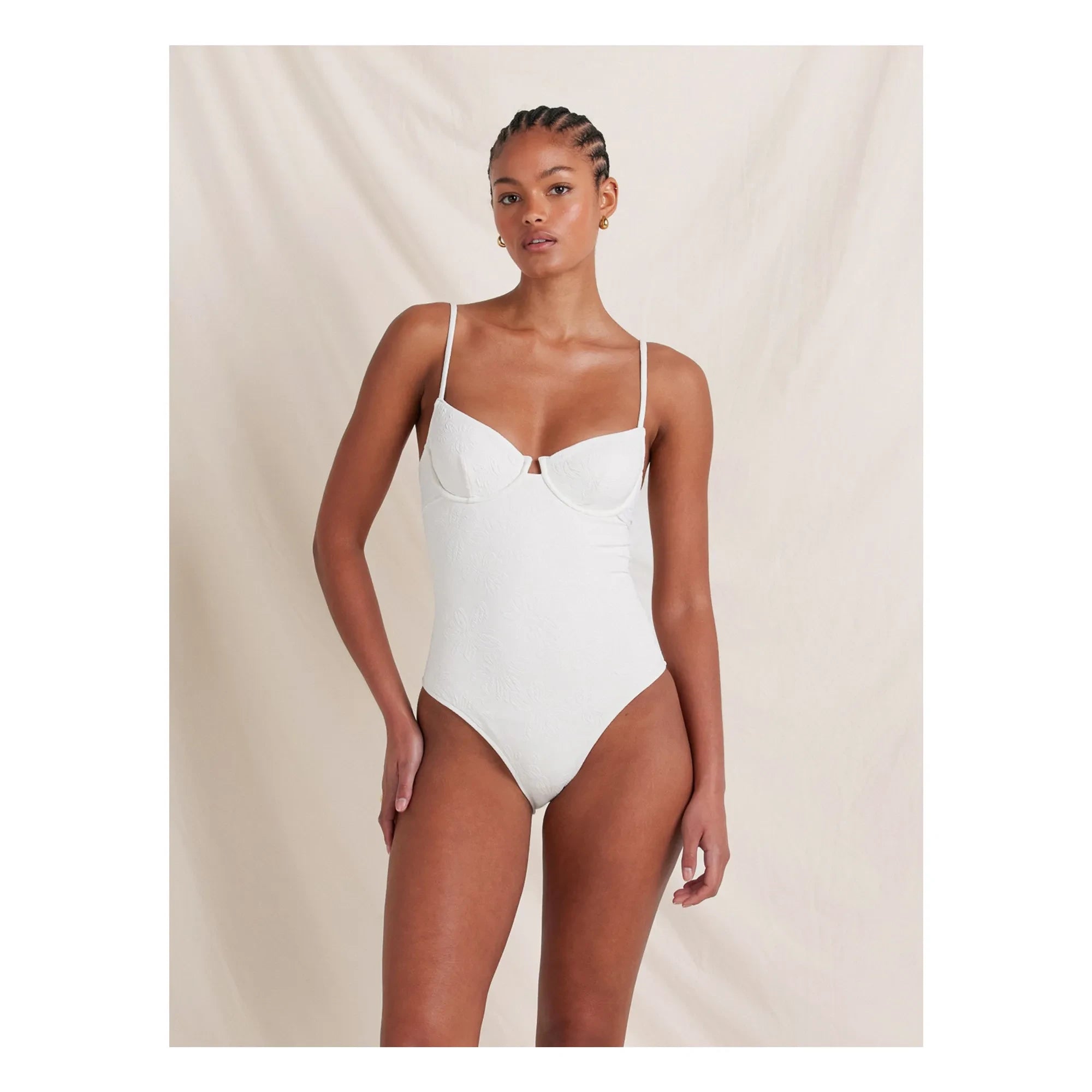 Peony - Malla Jersey de Fibra Reciclada por Excelencia, 1 Pieza | Blanco