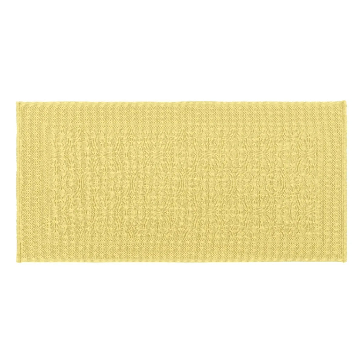 Haomy - Alfombra de baño Kymi | Amarillo Paja