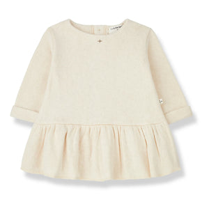 1+ in the family - Vestido Cecile Fibra Reciclada | Crudo