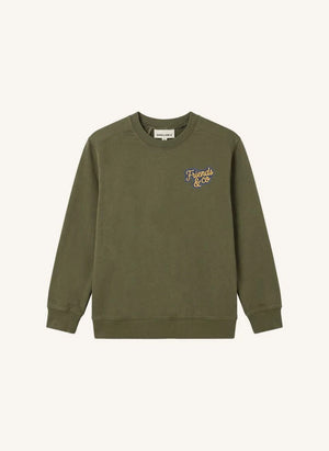 Smallable Kid - Favio Friends & Co Sudadera de Algodón Orgánico | Verdigris