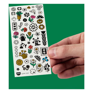 Omy - Flower Pop Tatuajes Temporales