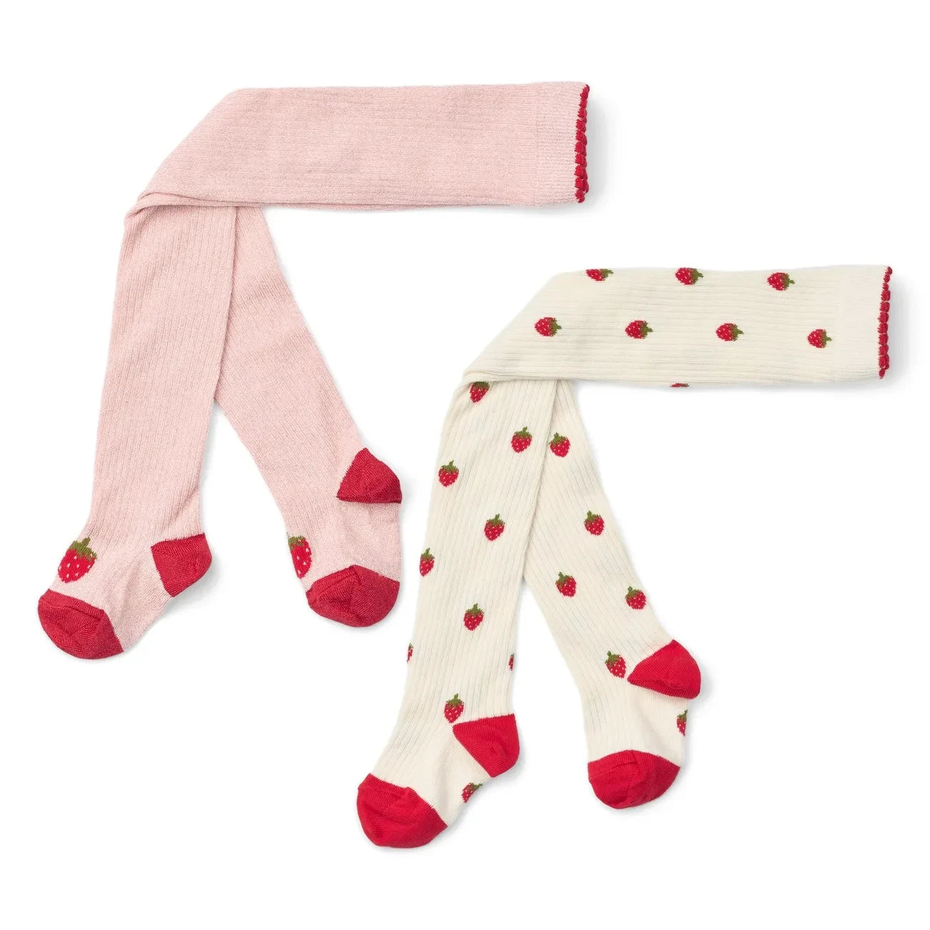 Flöss - Set de 2 pares de pantis Vera Strawberry | Rosa