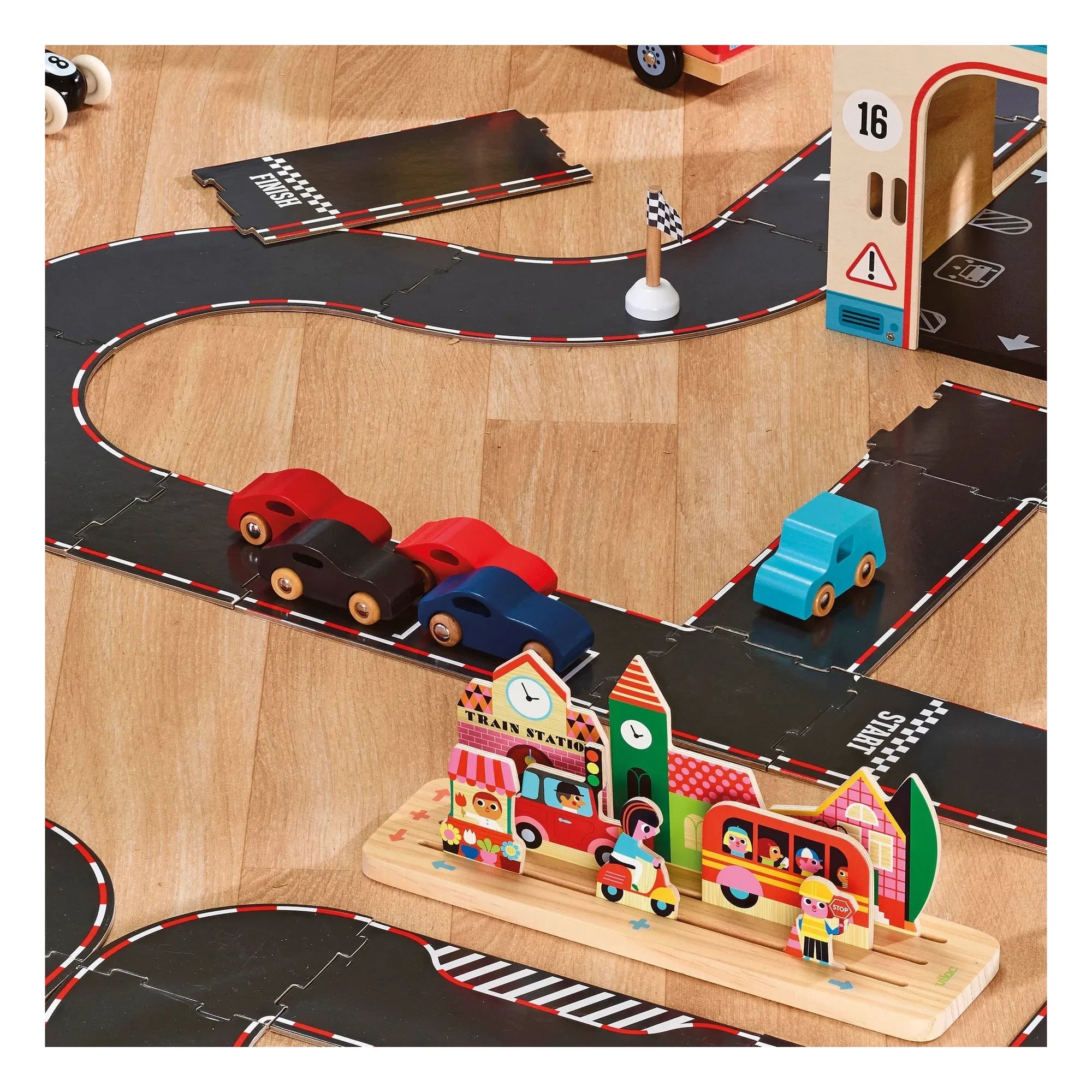 Vilac - Set de 4 Supercoches