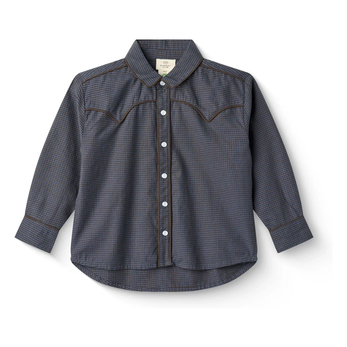 Copenhagen Colors - Camisa de vaquero Algodón orgánico | Azul marino