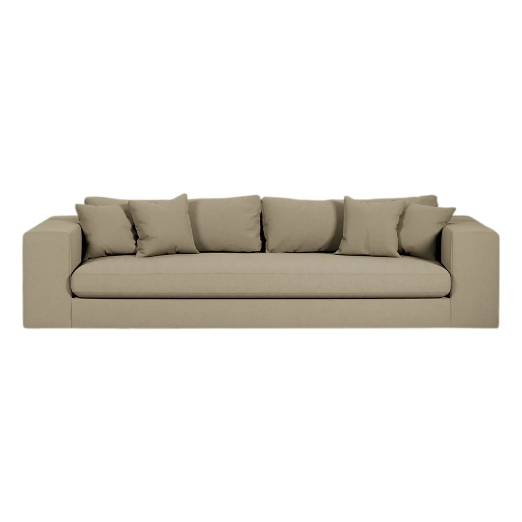 Panac Edition - Sofá 3 plazas Bellechasse, algodón y lino - 245 cm | Lino