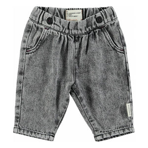 Piupiuchick - Pantalón vaquero elástico para bebé | Negro