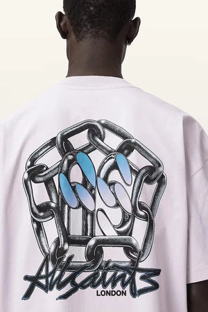 Camiseta básica de hombre AllSaints AFFIX con lino