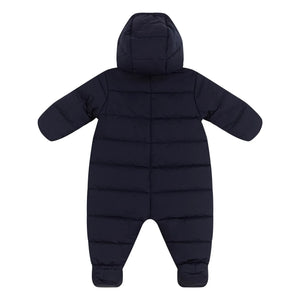 Petit Bateau - Abrigo acolchado Mat de fibras recicladas | Azul marino