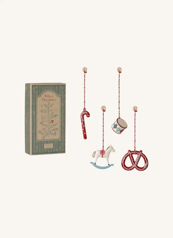 Maileg - Conjunto de Regalos de Decoraciones Navideñas de Peter