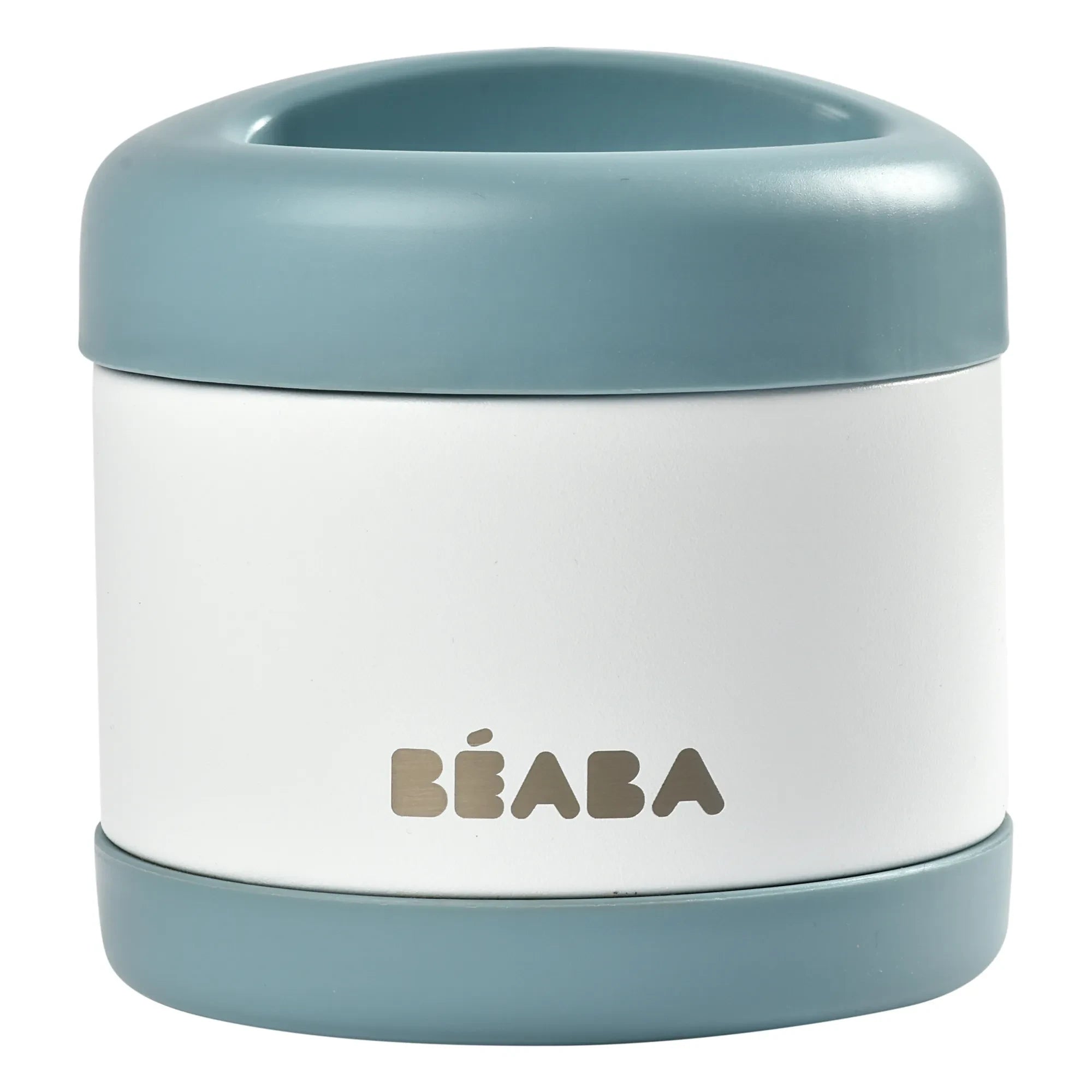 Béaba - Recipiente térmico de acero inoxidable para alimentos - 500 ml | Blanco