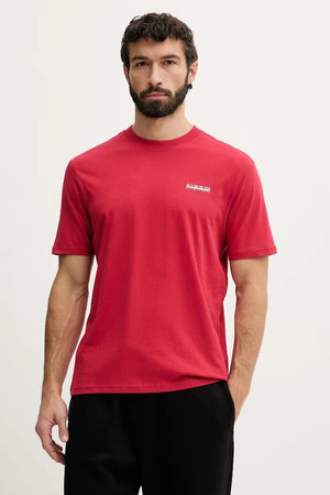 Camiseta de algodón para hombre Napapijri Small Box