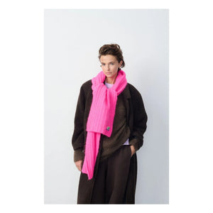 American Vintage - Vitow Bufanda de lana y alpaca | Rosa flúor