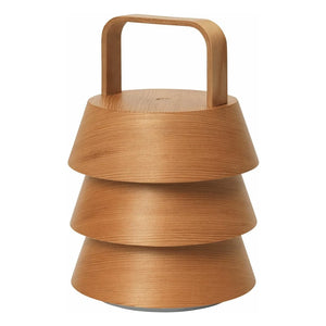 Ferm Living - Lámpara Portátil Luver | Marrón