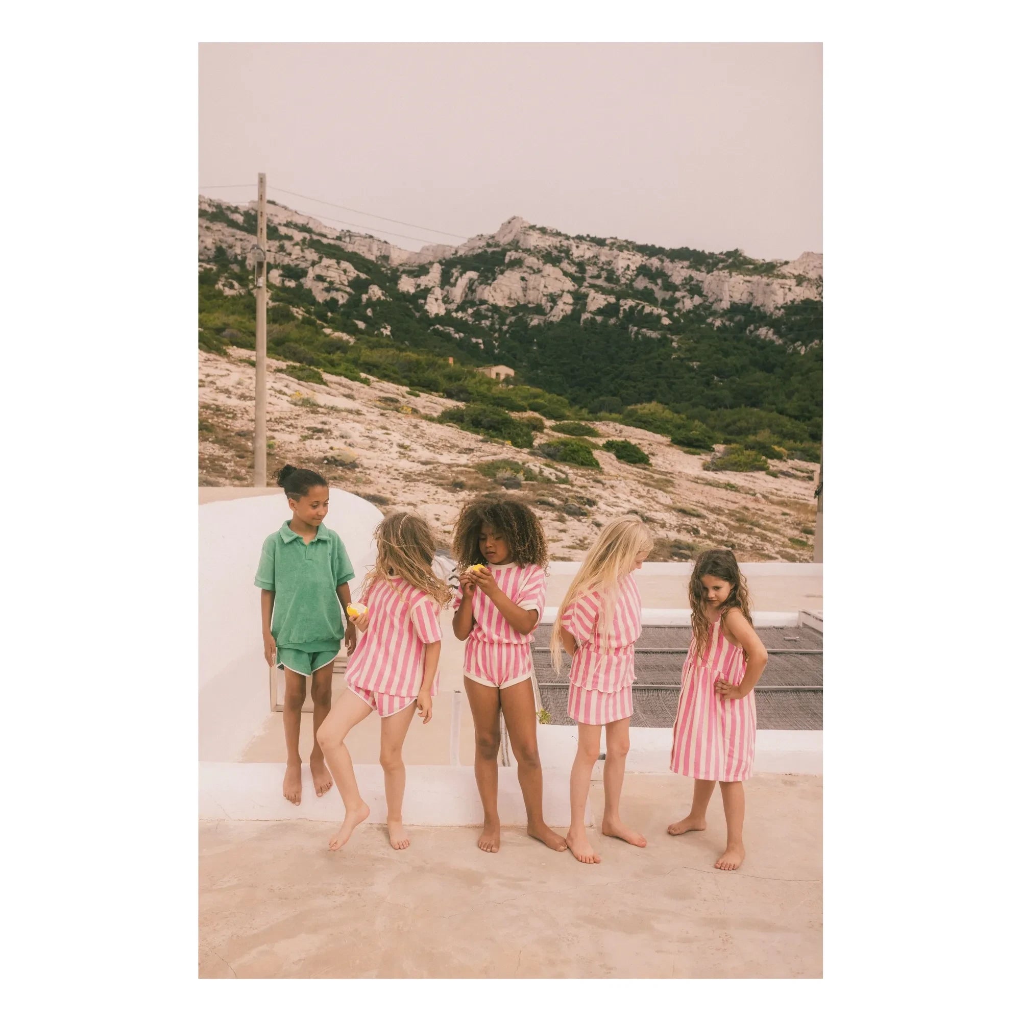 We Are Kids - Jen Organik toalla falda | Rosa caramelo