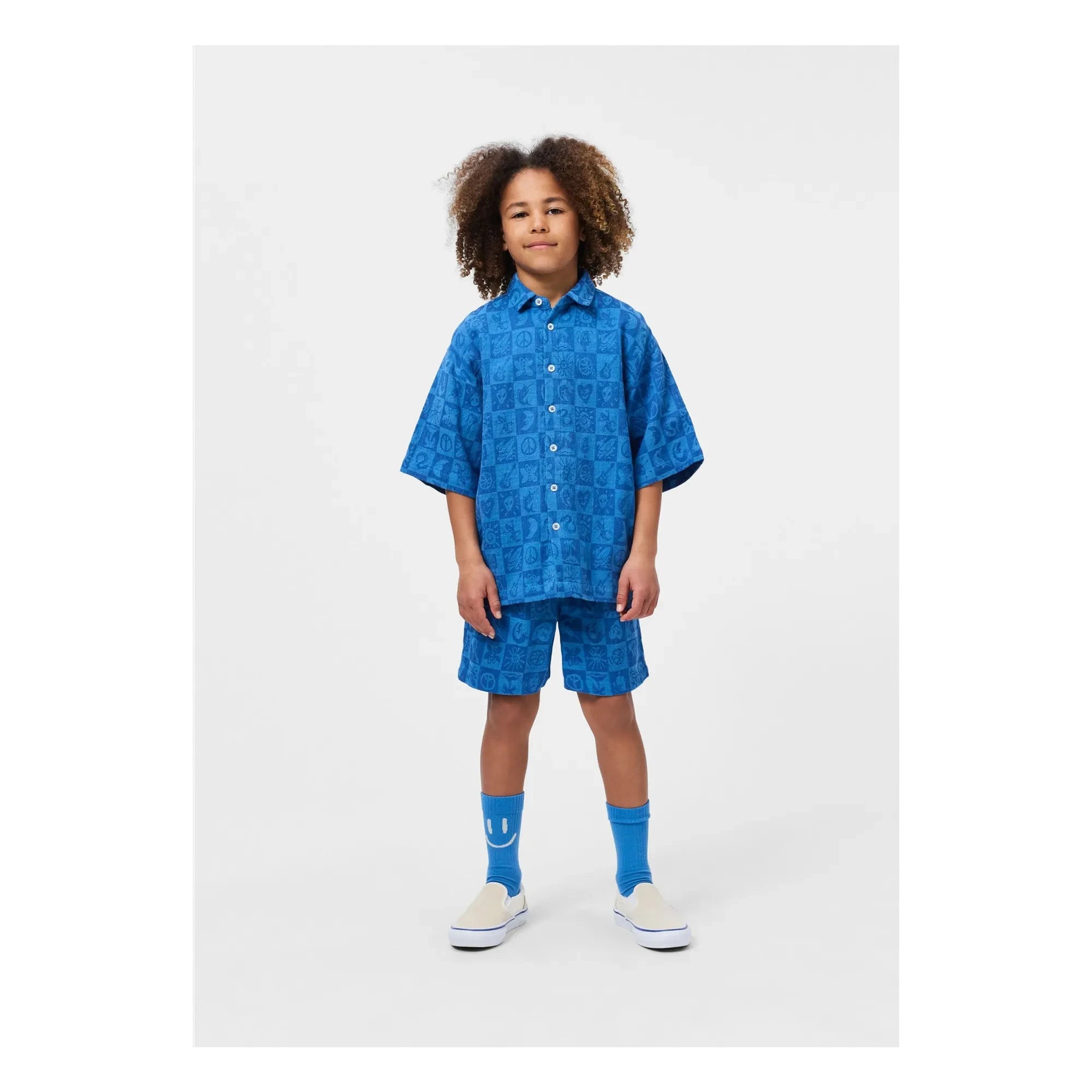 Molo - Camisa Richie Damier | Azul