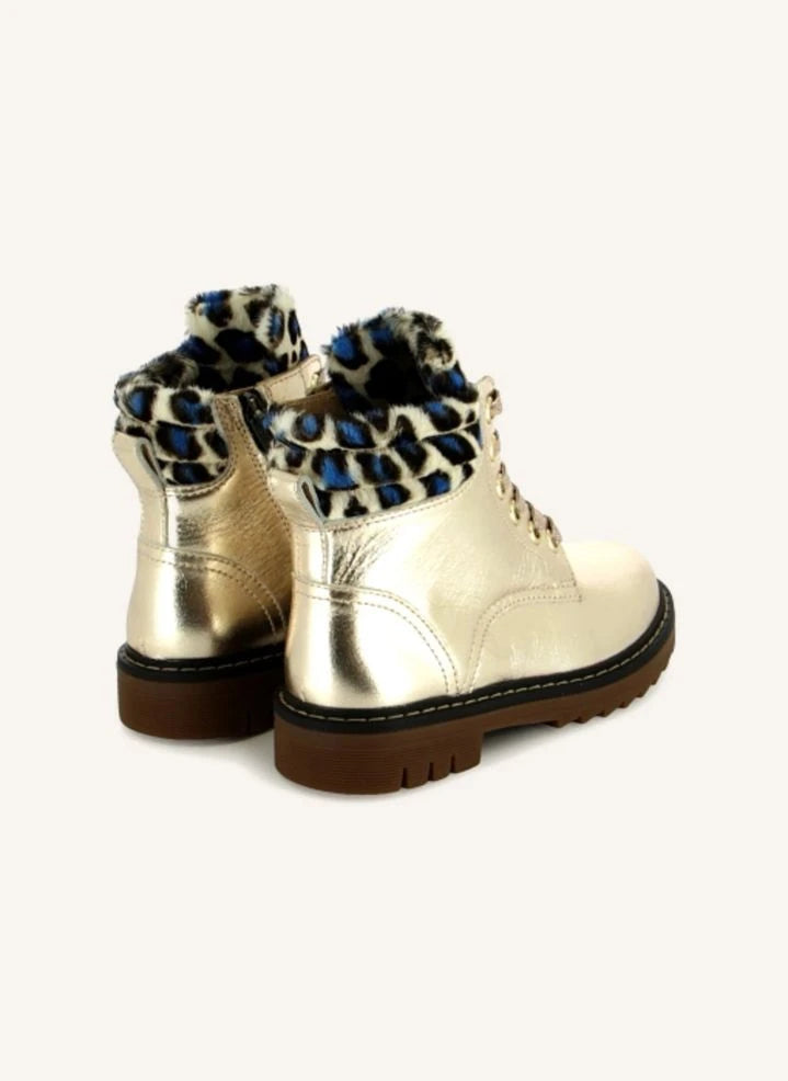 Pom d'Api - Sid Hi Botas metálicas con cordones | Oro