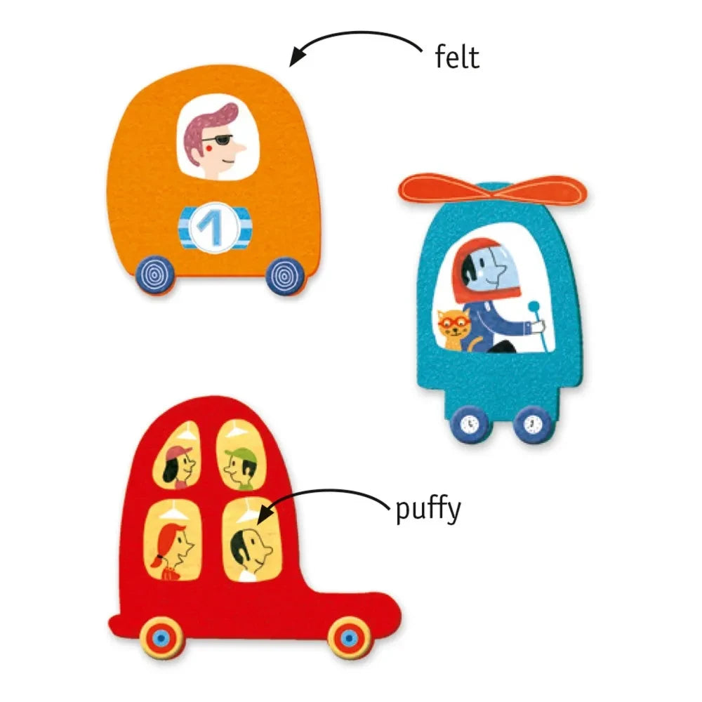 Djeco - Pegatinas Me encantan los coches