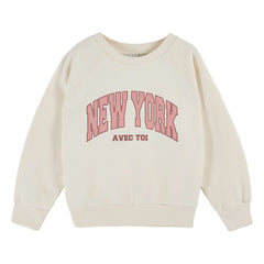 Emile et Ida - Sudadera New York algodón orgánico | Crema