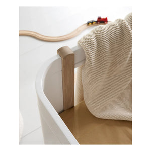 Oliver Furniture - Cuna Mini+ de madera de roble, kit junior no incluido