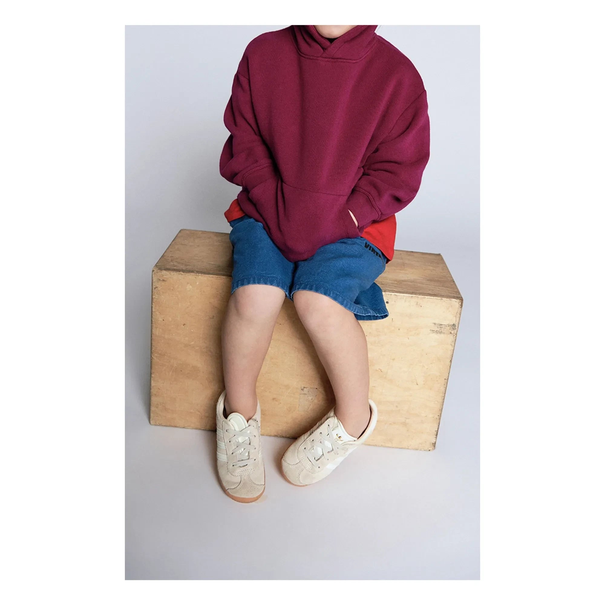 American Vintage - Sudadera con capucha Atubay | Rojo cereza