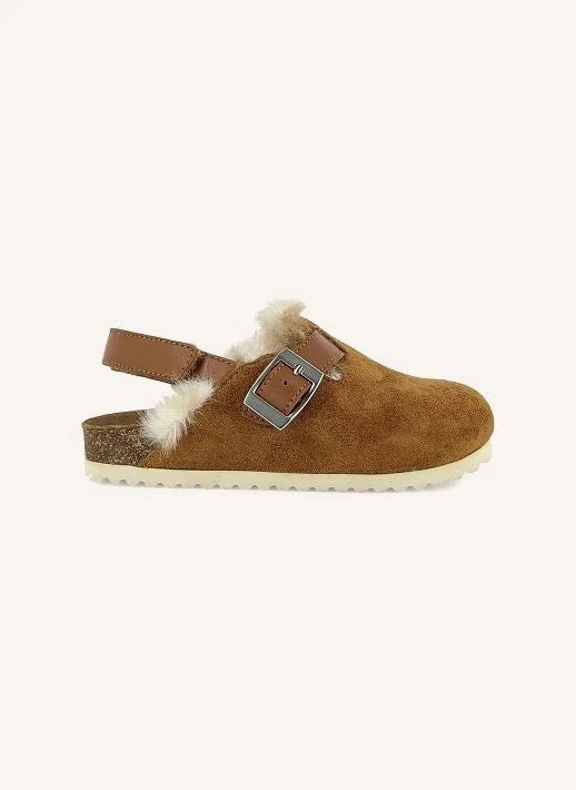 Bonton - Pantuflas forradas | Camel