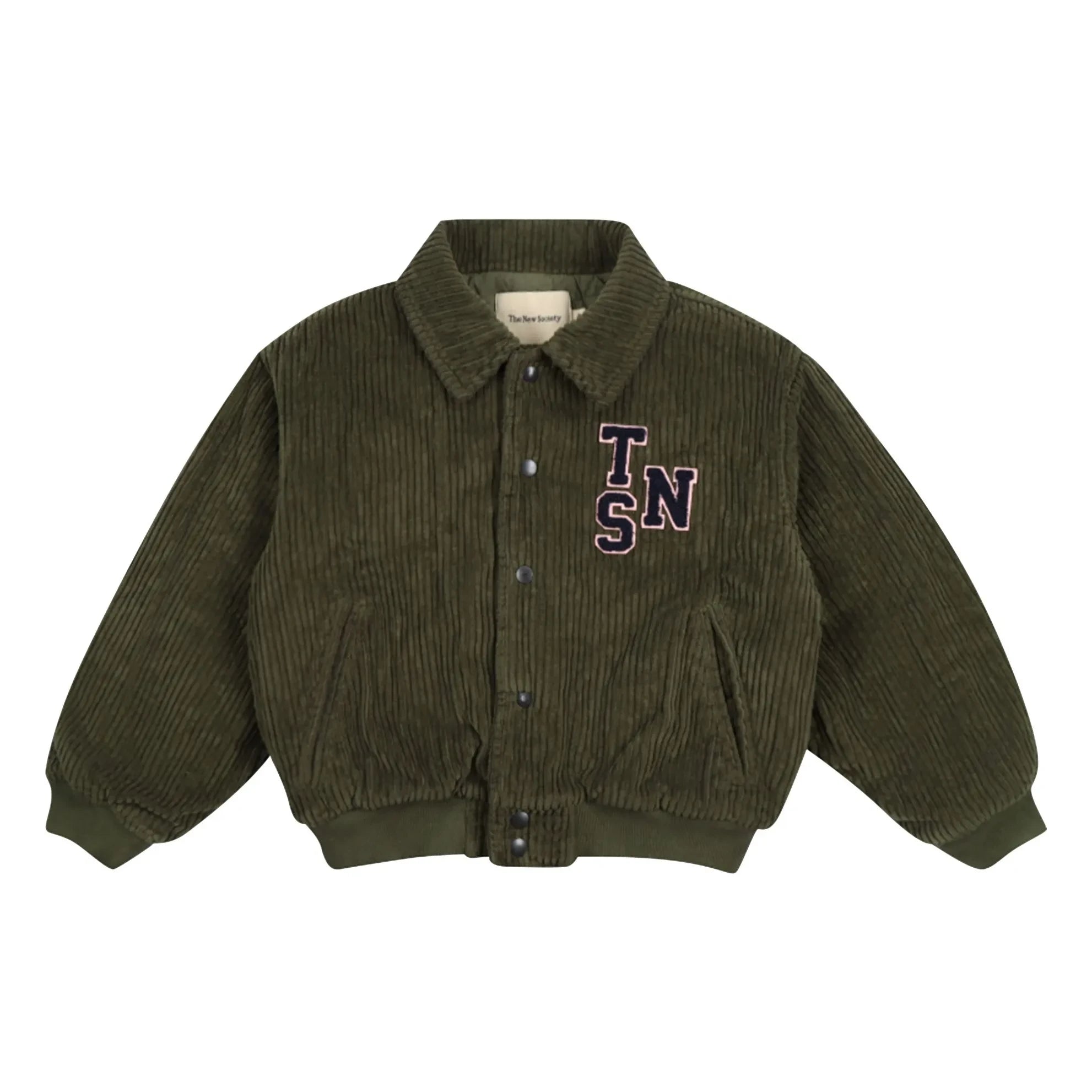 the new society - Mikel Kadife Bomber | Verde oscuro