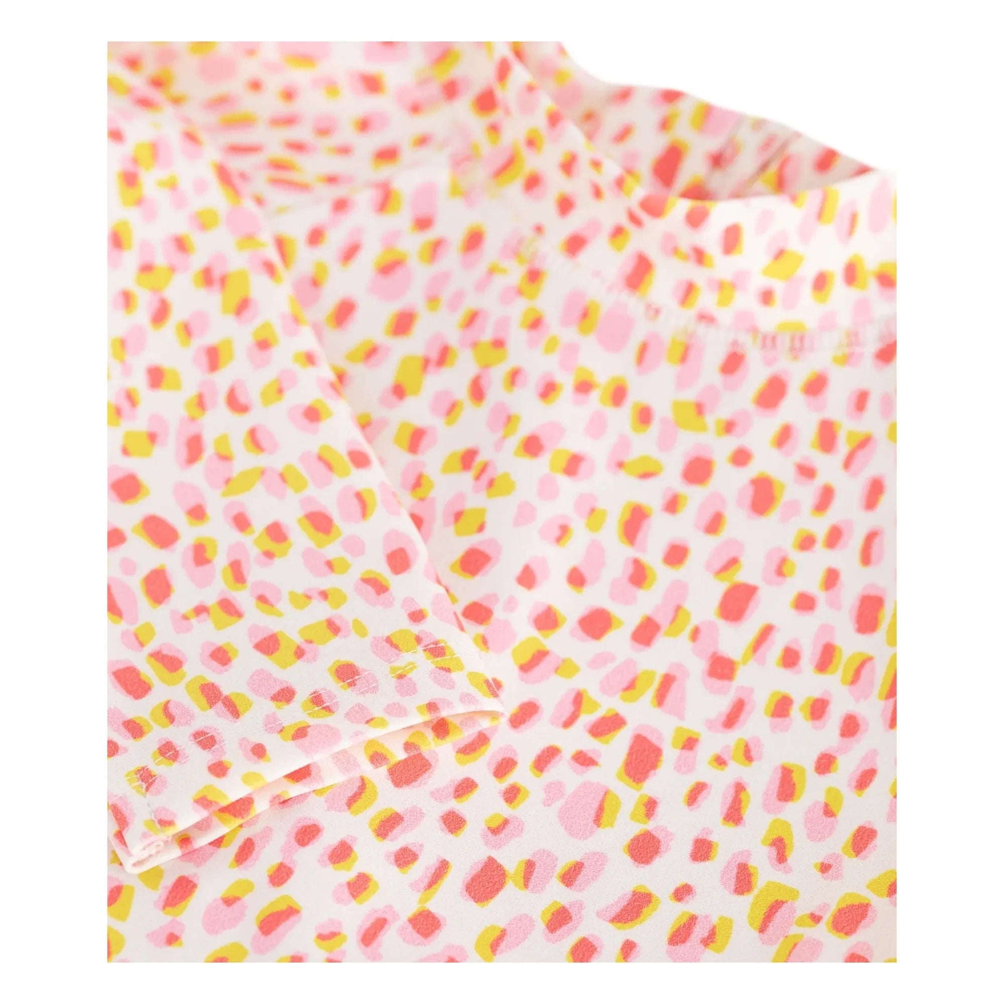 Petit Bateau - Bañador de manga larga con lunares | Rosa
