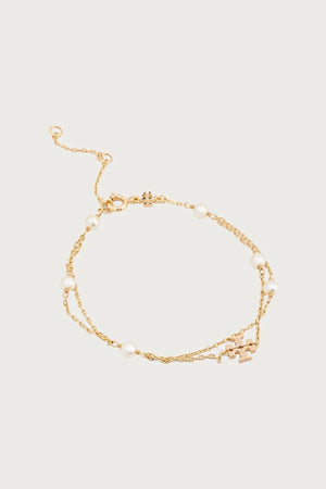 Tory Burch Pulsera Moondance Chapada en Oro para Mujer