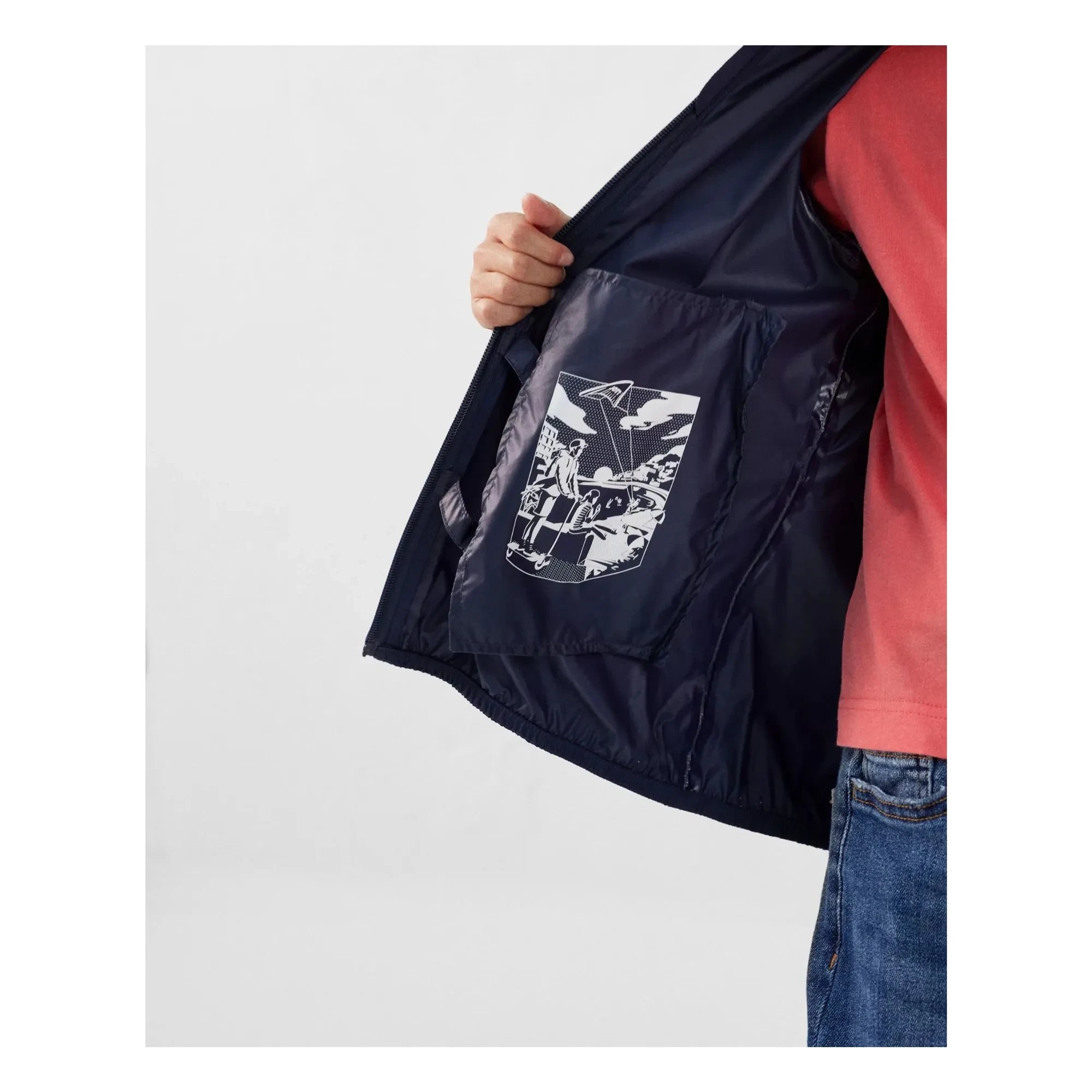 Jott - Impermeable Arran | Azul marino