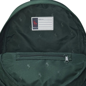 Ralph Lauren - Mochila con logo de fibra reciclada | Verde
