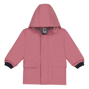 Petit Bateau - Chubasquero icónico de bebé | Rosa