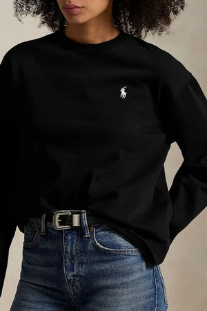 Blusa de algodón de manga larga Polo Ralph Lauren