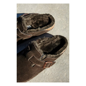 BIRKENSTOCK - Boston Terlikler Regular Fit | Kahverengi