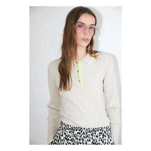 Lollys Laundry - Polo Julio jersey | Beige