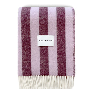 Maison Deux - Manta de lana Candy Wrap | Lila