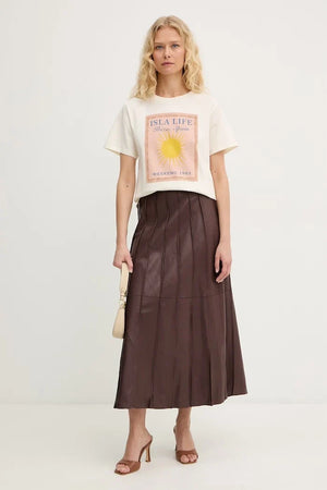 Camiseta de algodón Weekend Max Mara PANTERA