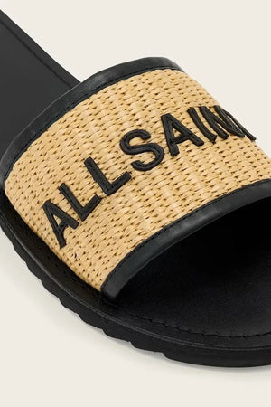 Sandalias deslizantes de piel Hoxton para mujer de AllSaints