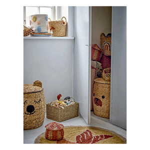 Bloomingville Mini - Cesta de almacenamiento con tapa