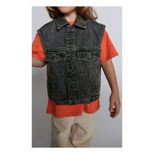 American Vintage - Chaleco vaquero sin mangas Yopday | Gris