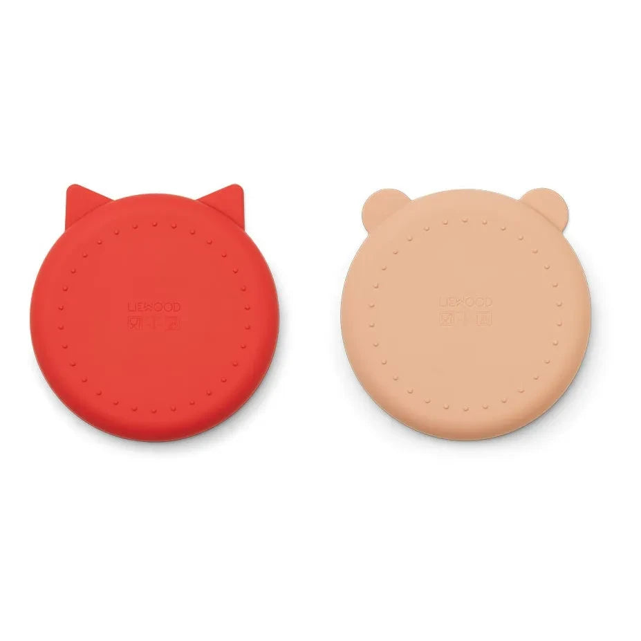 Liewood - Platos Olivia - Set de 2 | Rojo