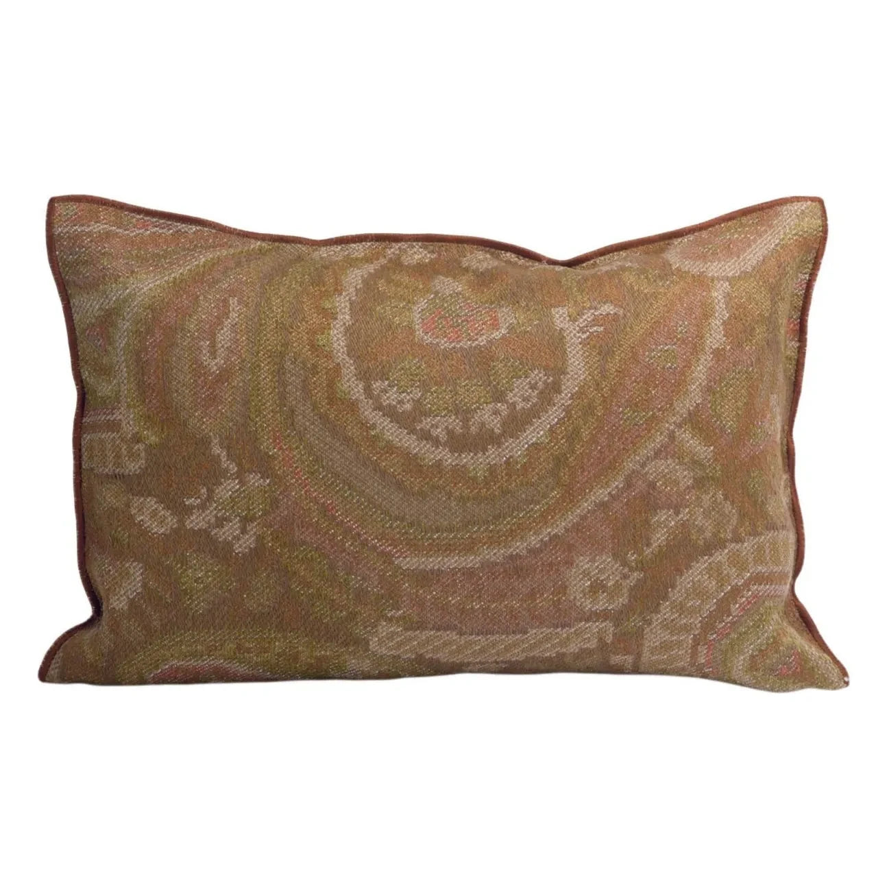 Cojín jacquard de cachemira para interior y exterior Vice Versa de Maison de Vacances | Marrón