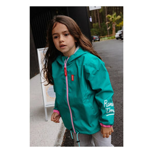 Hello Hossy - Chaqueta Impermeable | Turquesa