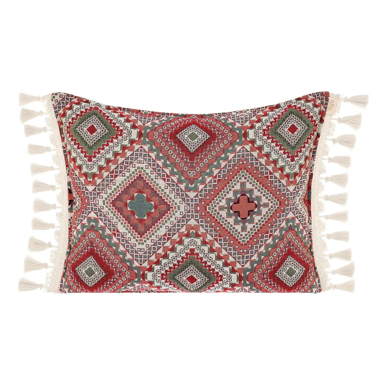 Moi Mili - Cojín bohemio | Rojo