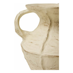 HKliving - Jarrón de cerámica de gres New Classics | Crema