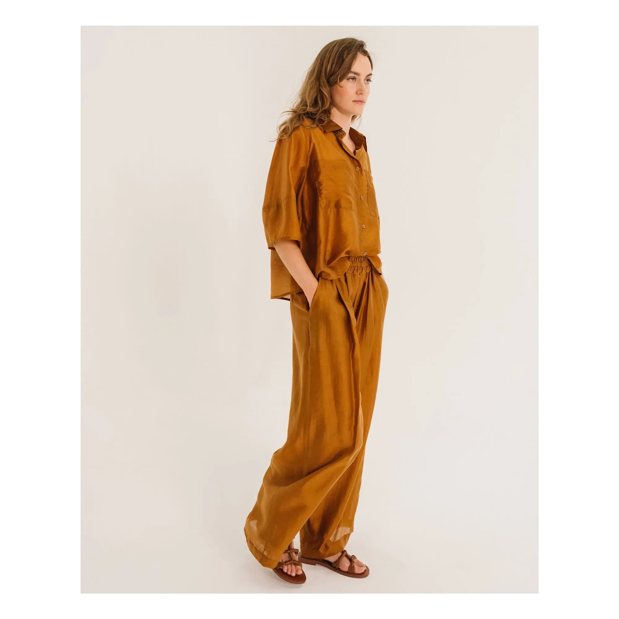 Tinsels - Pantalones Ediz | Rojo cobrizo