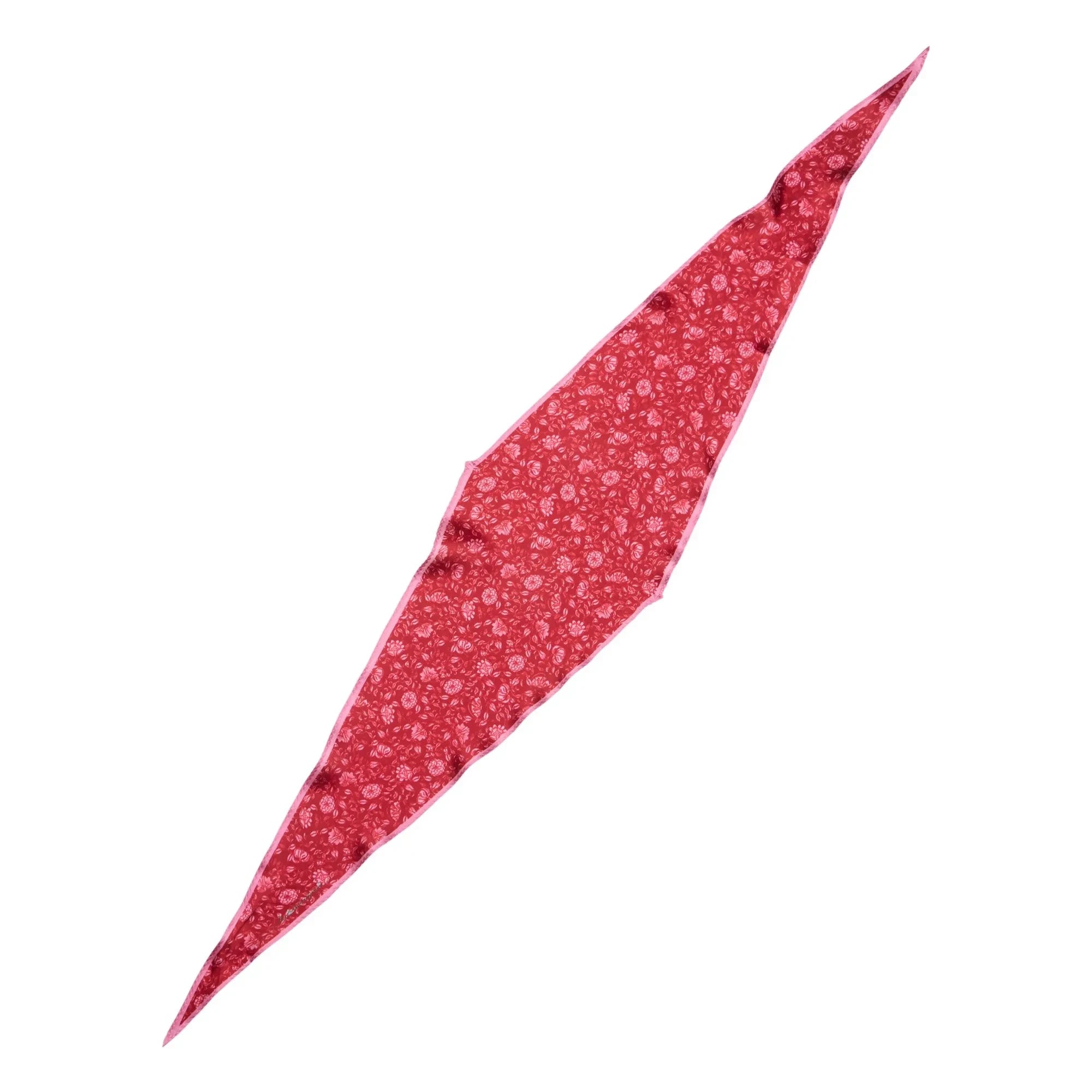 Becksöndergaard - Pañuelo de seda Asflora Diamond | Rojo