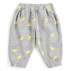 Bobo Choses - Jogger saucers Algodón Orgánico Bebé | Gris Jaspeado