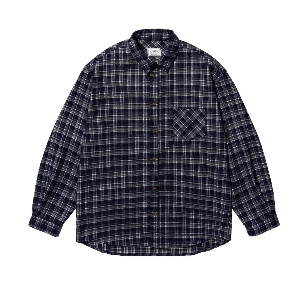 Kappy - Camisa de franela a cuadros | Azul marino