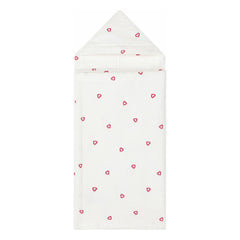 Petit Bateau - Capa de baño Corazones | Crudo